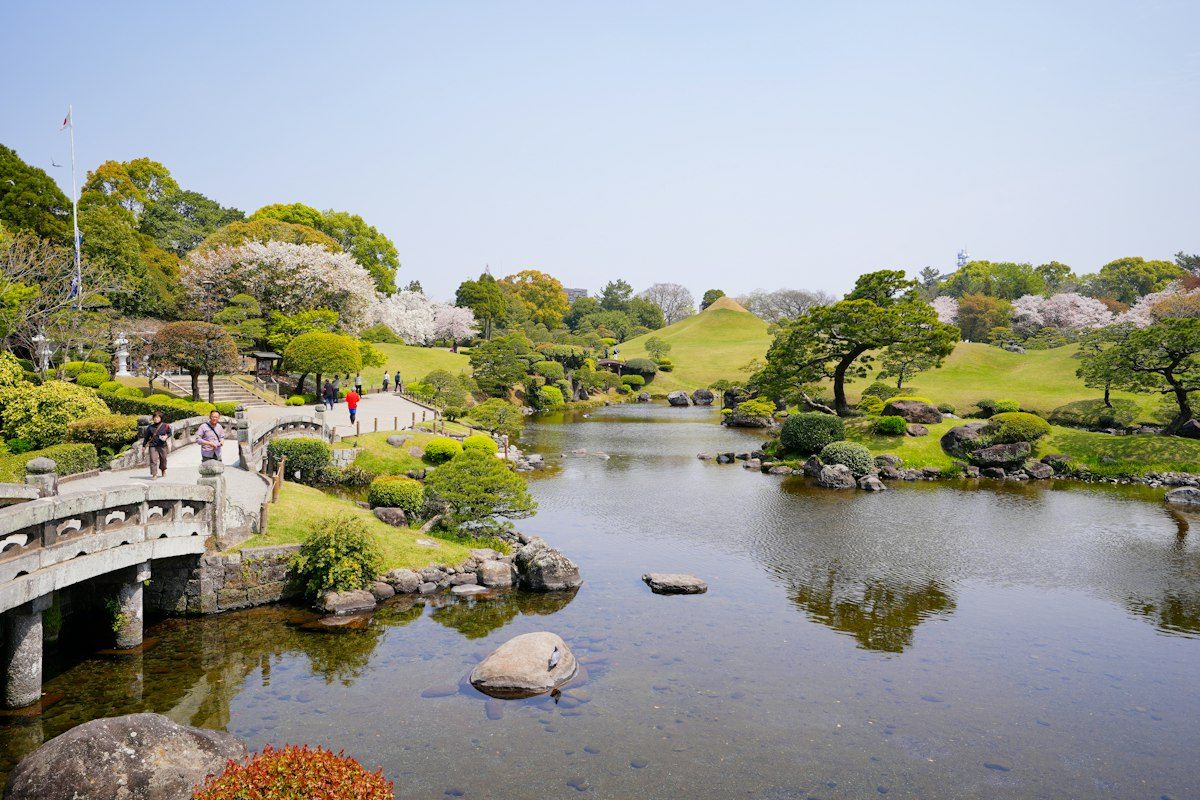 Kyushu, Japan, in cherry blossom