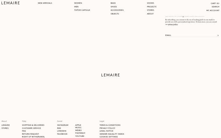 Lemaire homepage