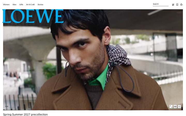 Loewe homepage