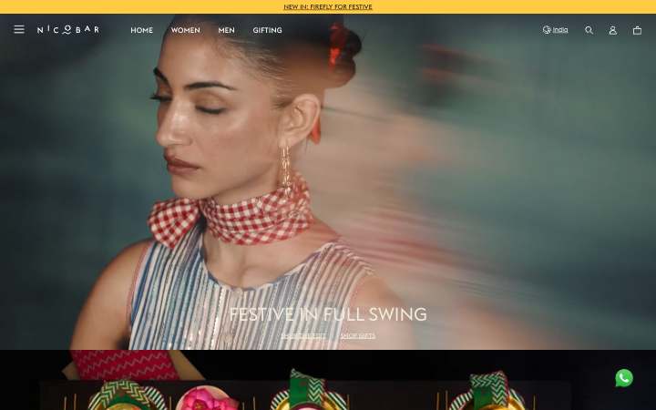 Nicobar homepage