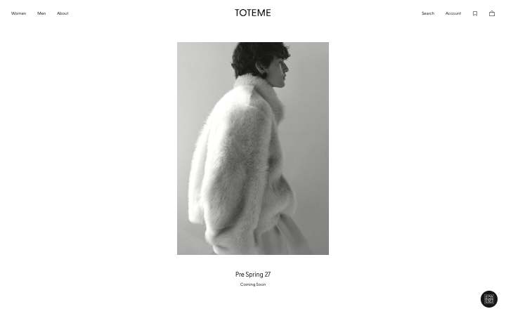 Toteme homepage